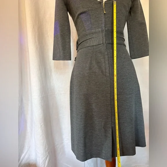KATE SPADE DRESS SALE!!!! Kate Spade ♠️ NY Magdalena Gray Ponte Dress Sz 2 - Picture 16 of 16